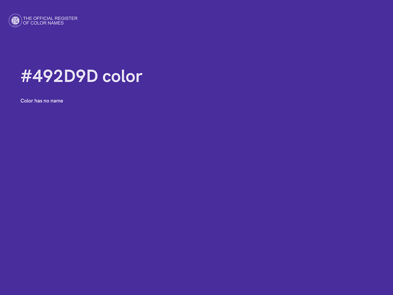 #492D9D color image