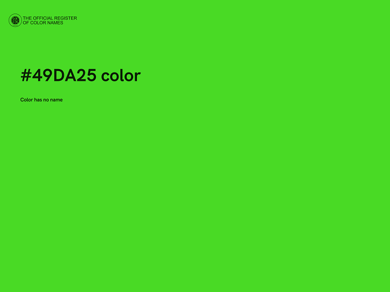 #49DA25 color image