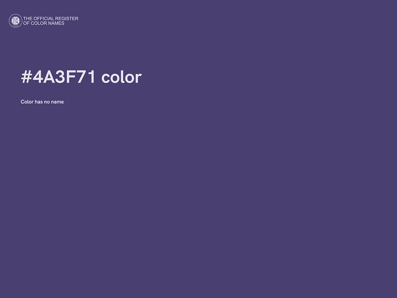 #4A3F71 color image