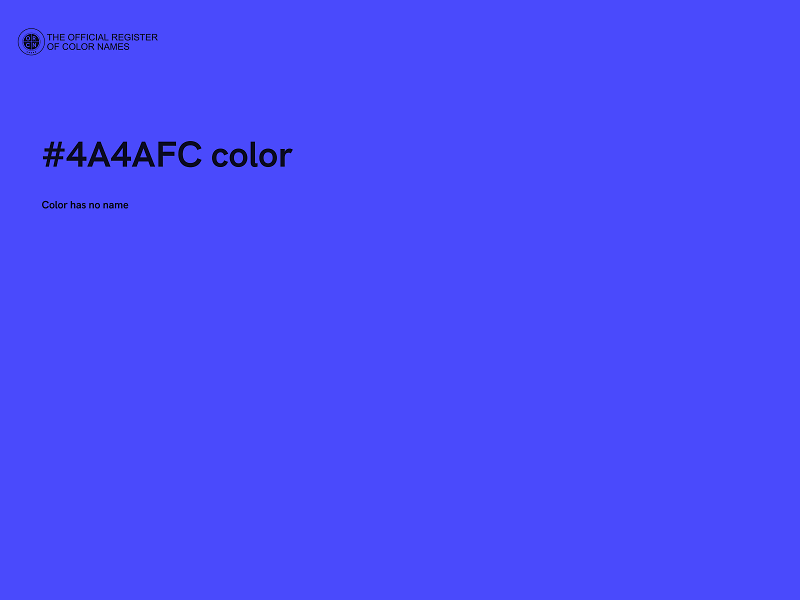 #4A4AFC color image