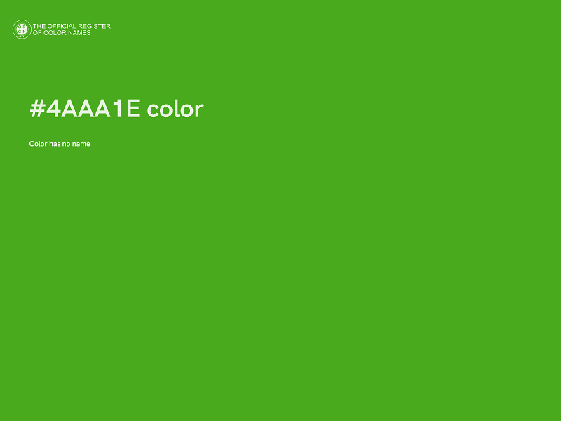 #4AAA1E color image