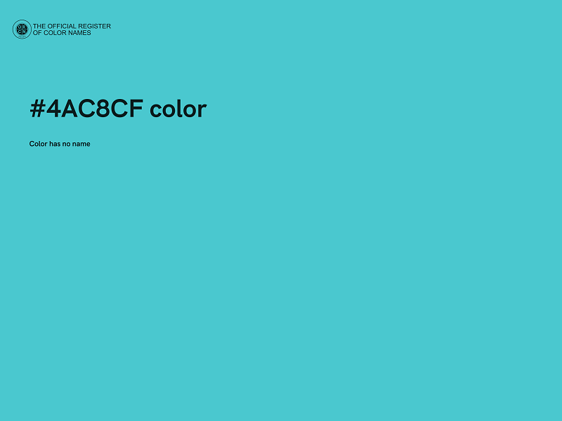 #4AC8CF color image