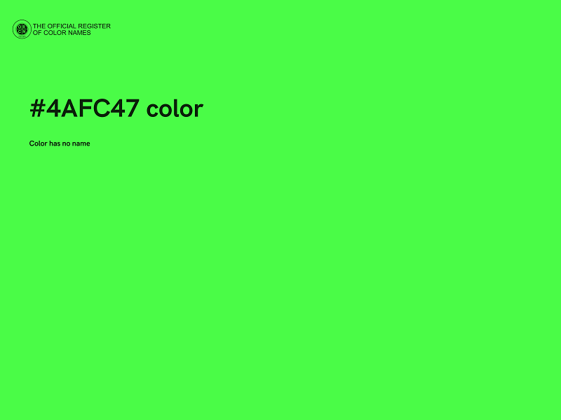 #4AFC47 color image