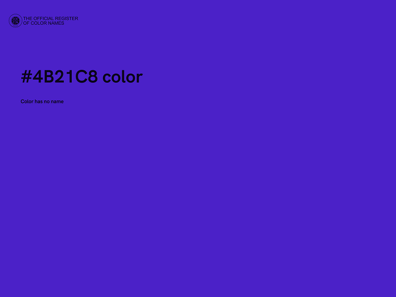 #4B21C8 color image