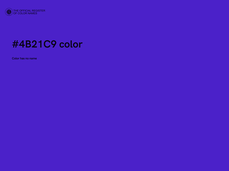 #4B21C9 color image