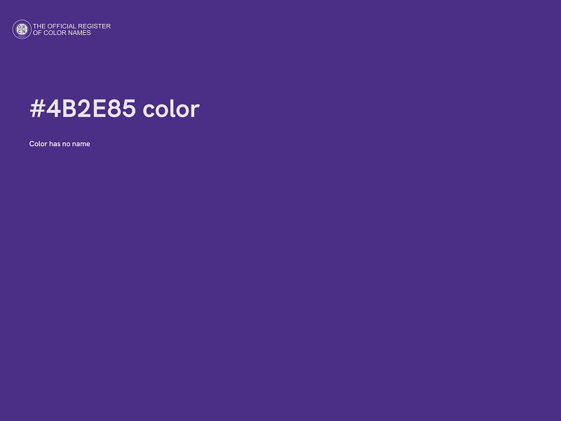 #4B2E85 color image