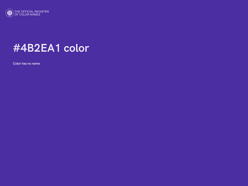 #4B2EA1 color image