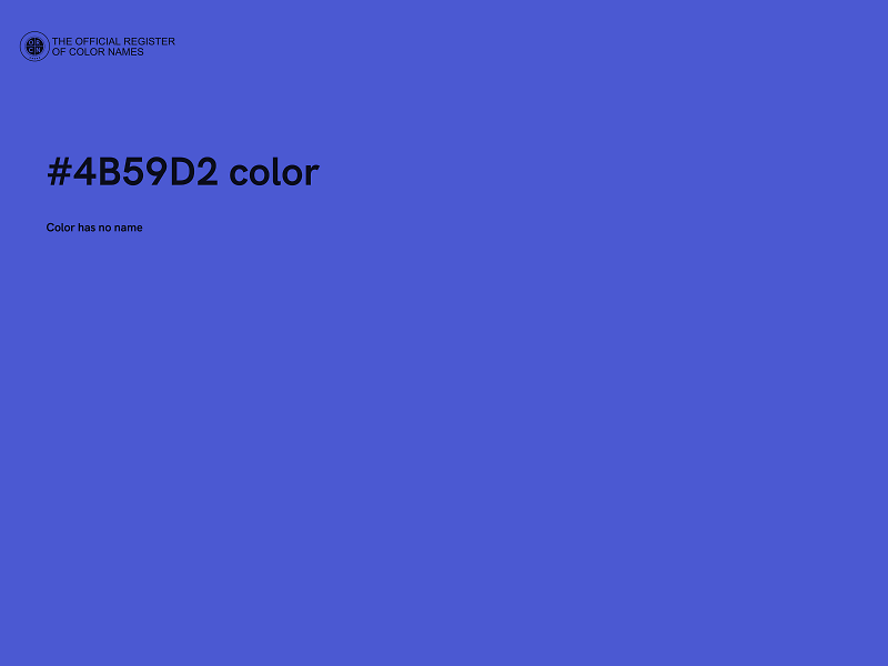 #4B59D2 color image