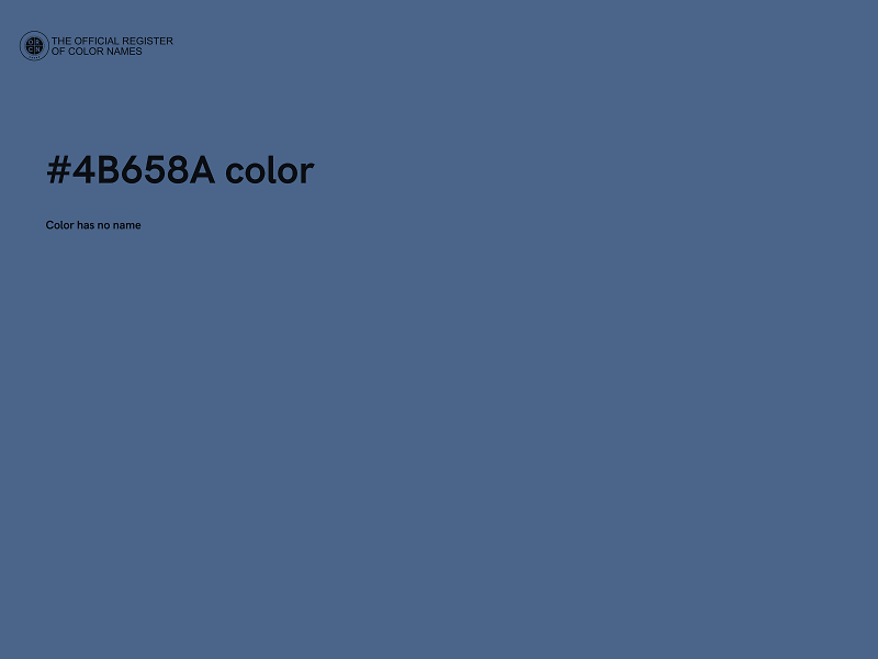 #4B658A color image