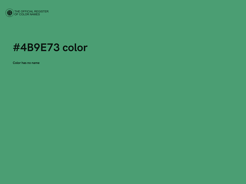 #4B9E73 color image