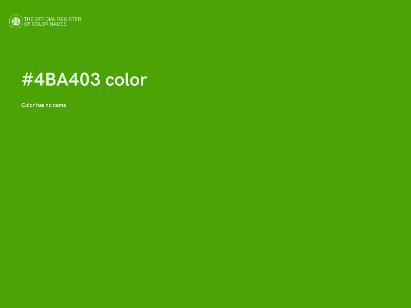 #4BA403 color image