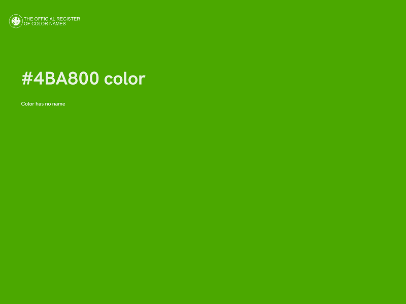 #4BA800 color image