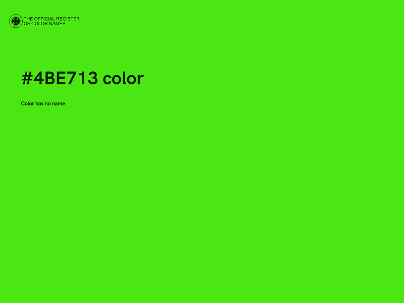 #4BE713 color image