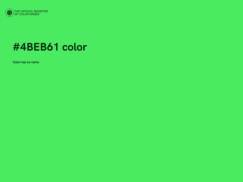 #4BEB61 color image