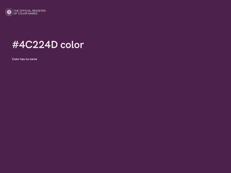 #4C224D color image