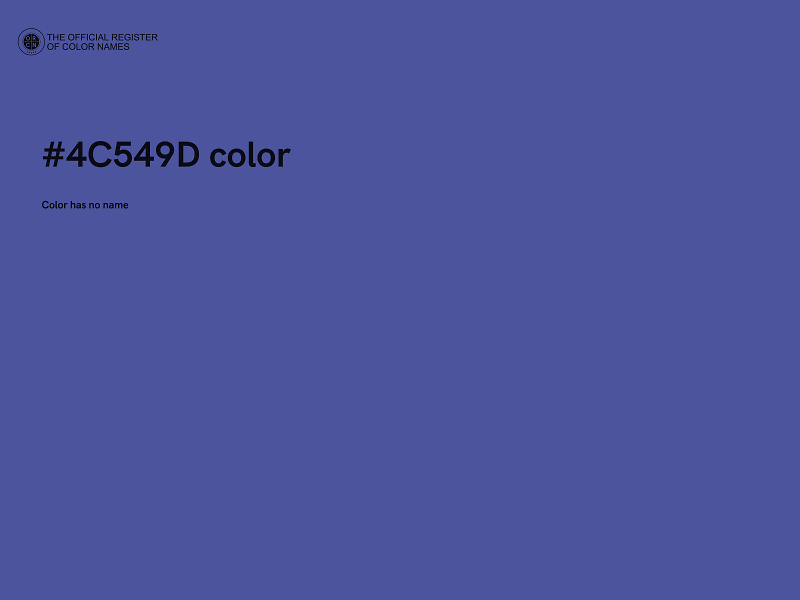 #4C549D color image