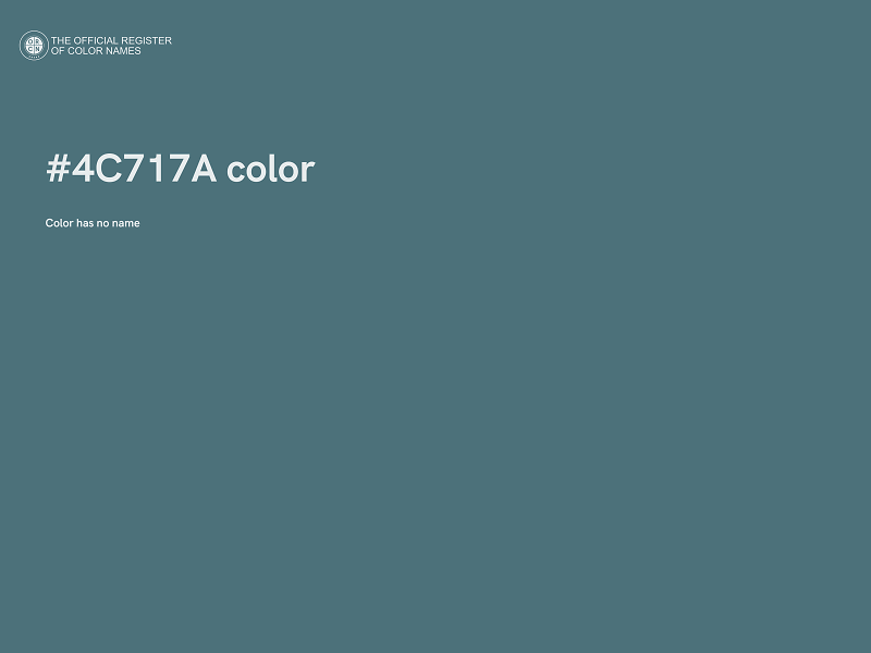 #4C717A color image