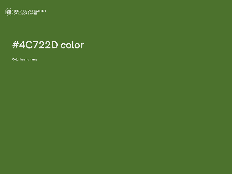 #4C722D color image