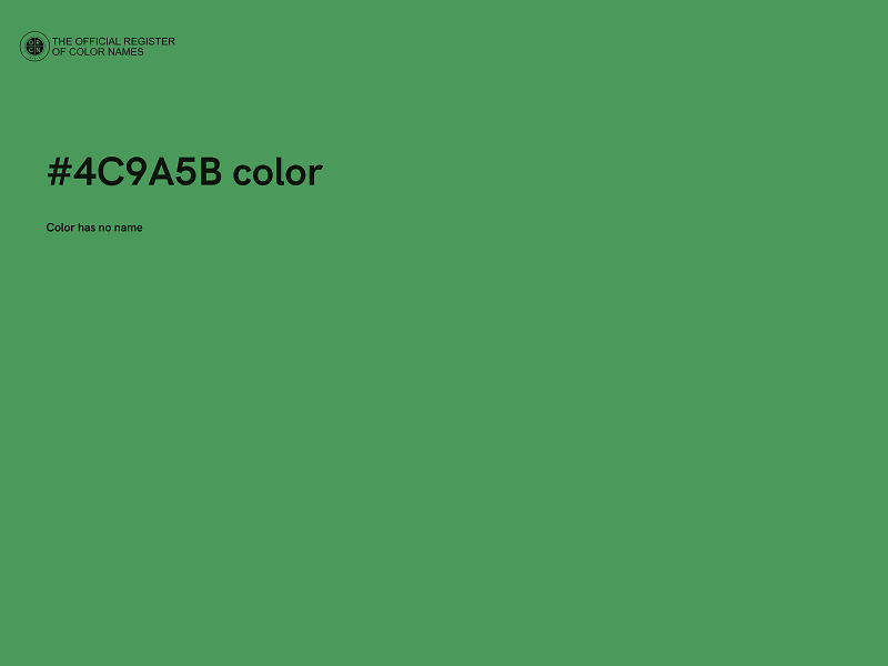 #4C9A5B color image