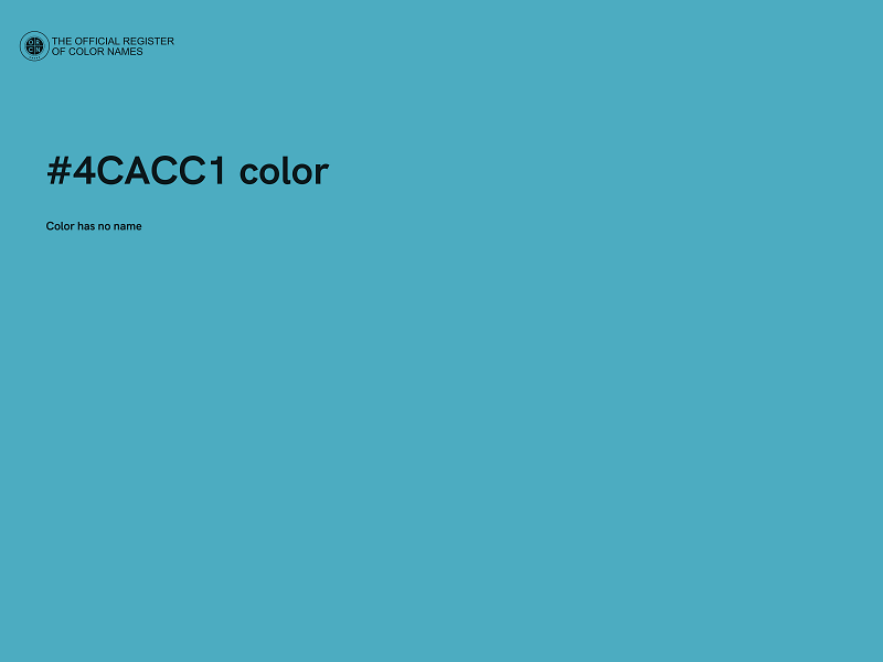 #4CACC1 color image