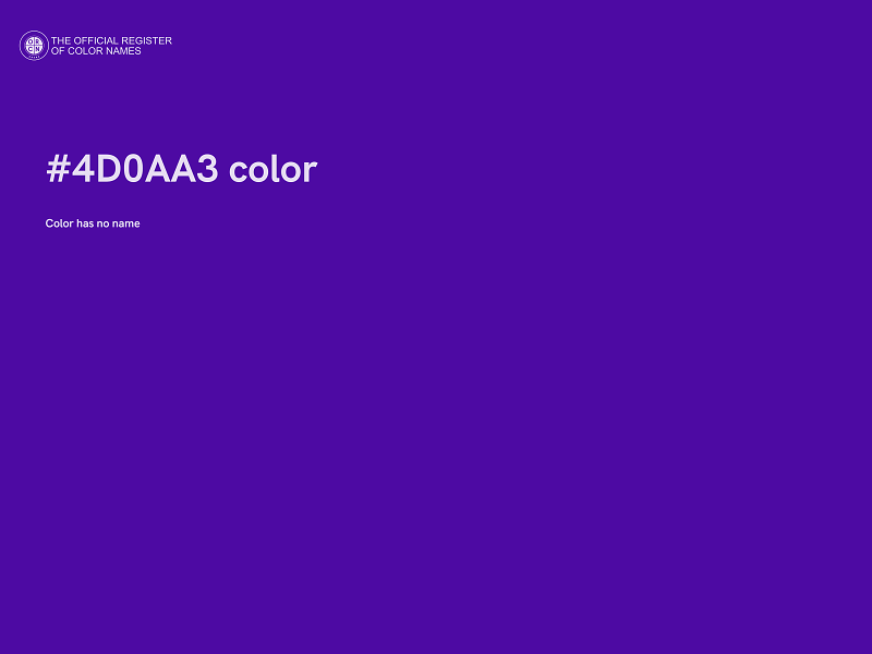 #4D0AA3 color image