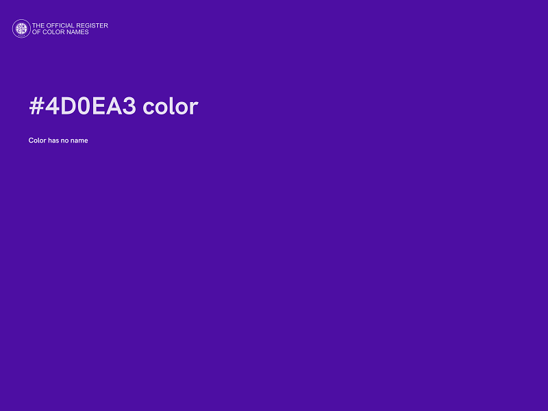 #4D0EA3 color image