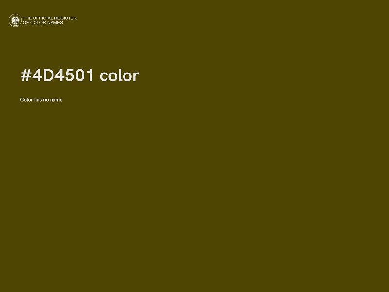 #4D4501 color image