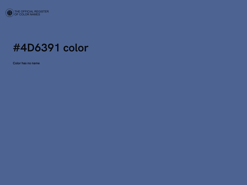 #4D6391 color image