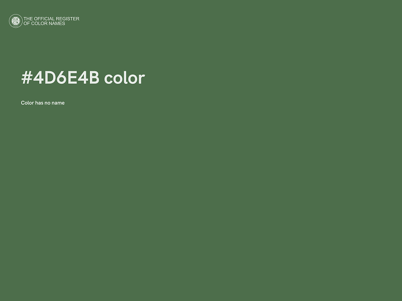 #4D6E4B color image