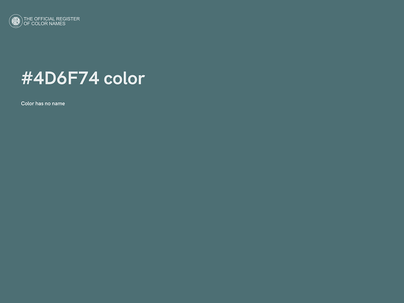 #4D6F74 color image