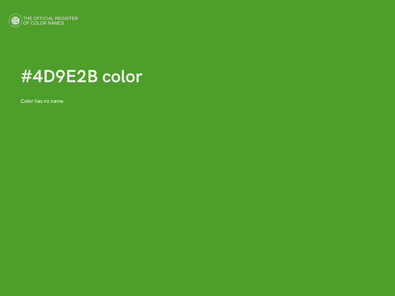 #4D9E2B color image