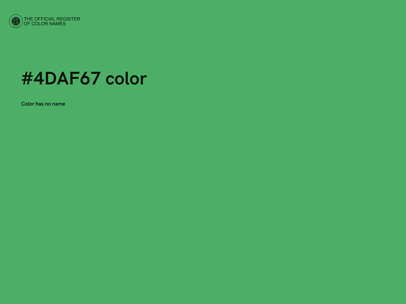 #4DAF67 color image