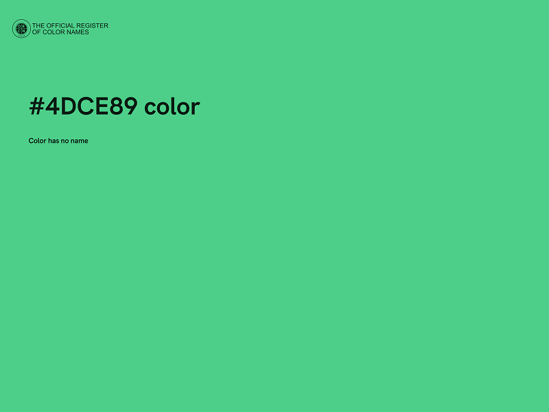 #4DCE89 color image