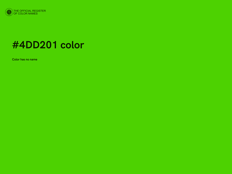 #4DD201 color image