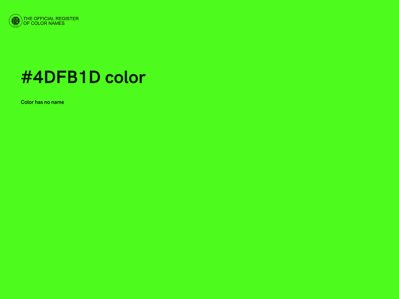 #4DFB1D color image