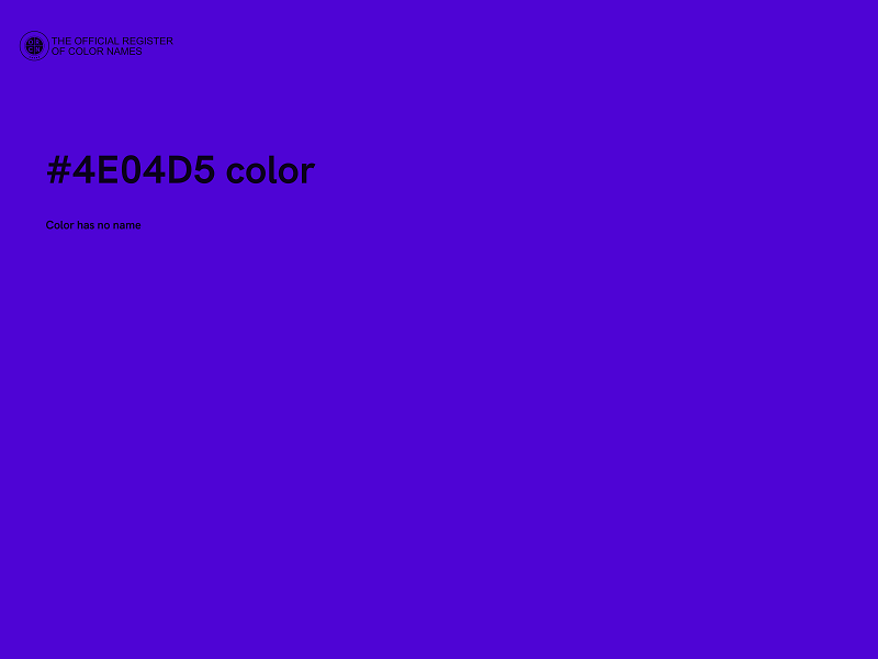 #4E04D5 color image