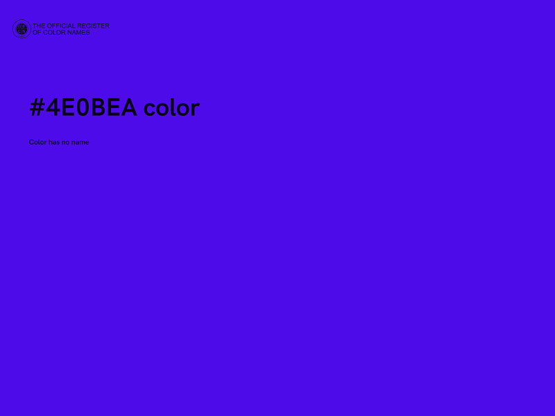 #4E0BEA color image