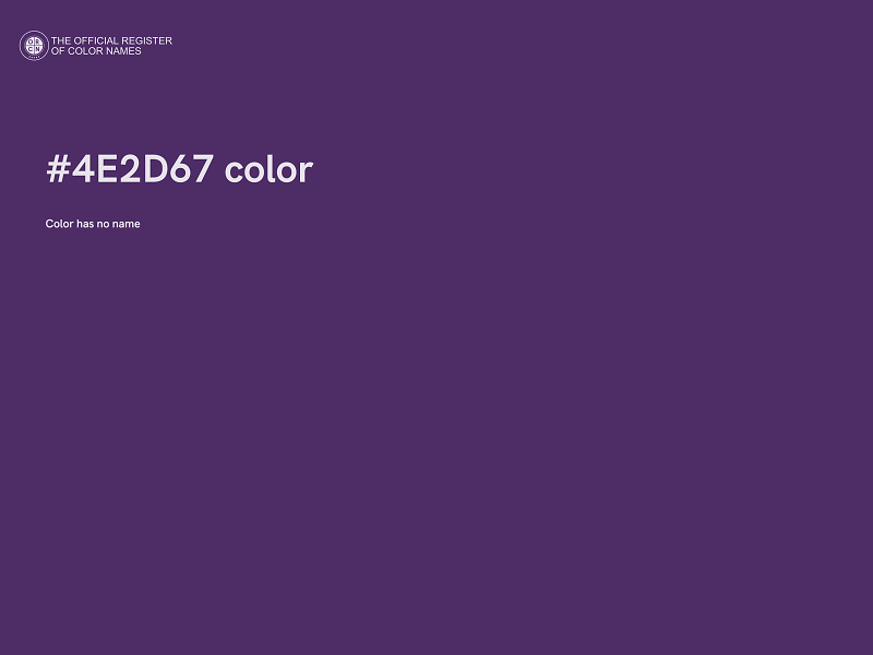 #4E2D67 color image