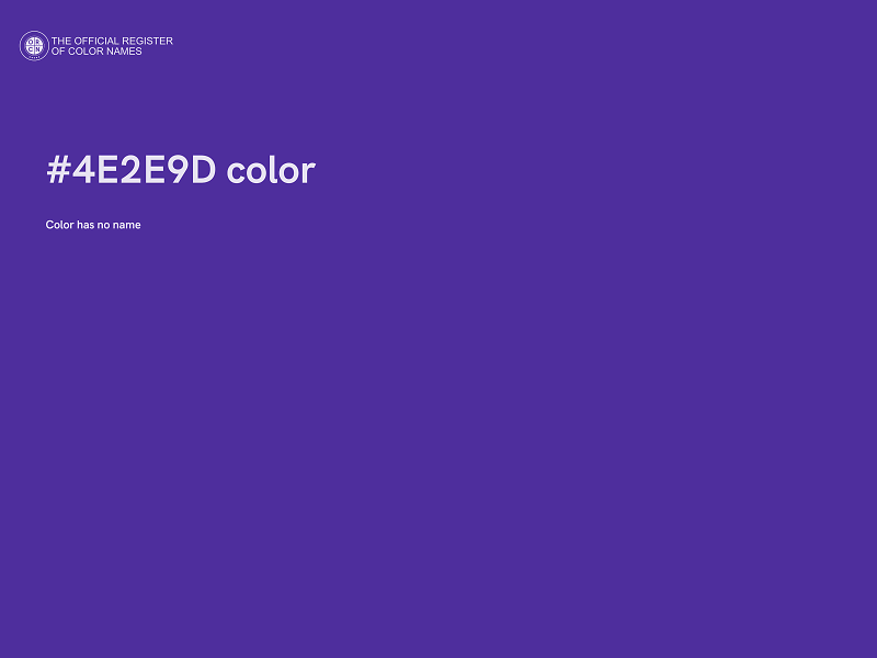 #4E2E9D color image