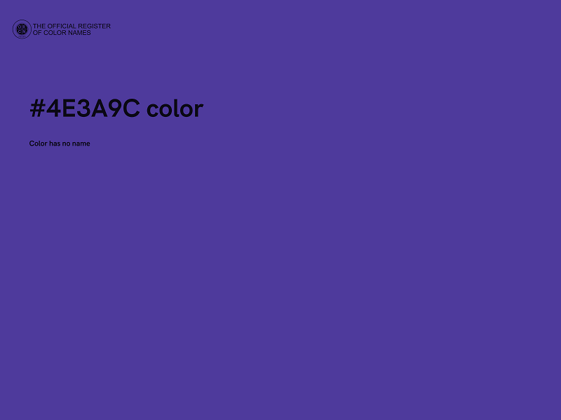 #4E3A9C color image