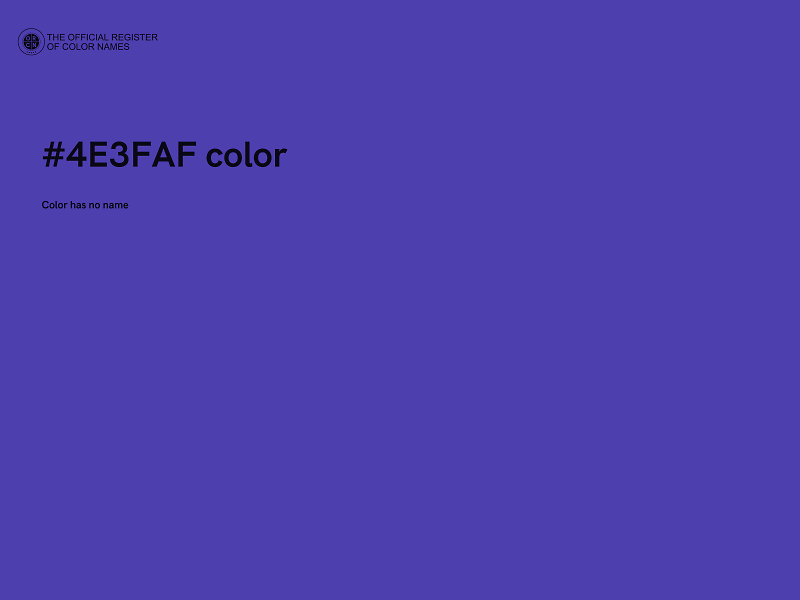 #4E3FAF color image