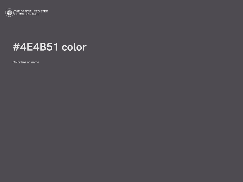 #4E4B51 color image