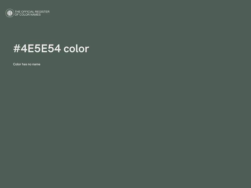 #4E5E54 color image