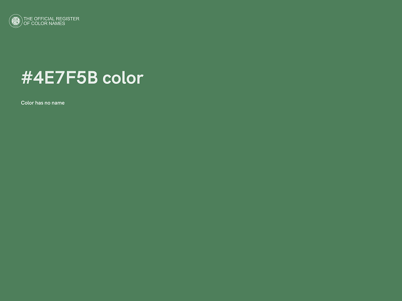 #4E7F5B color image