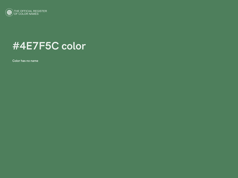 #4E7F5C color image