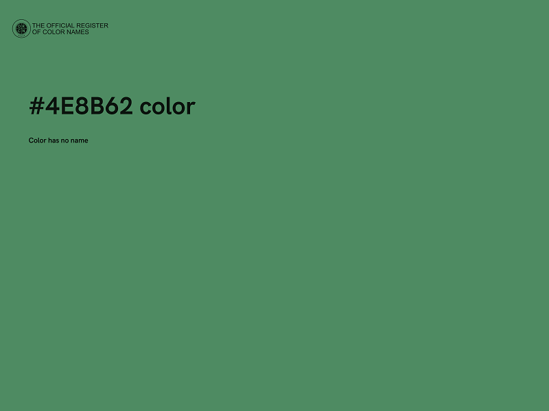 #4E8B62 color image