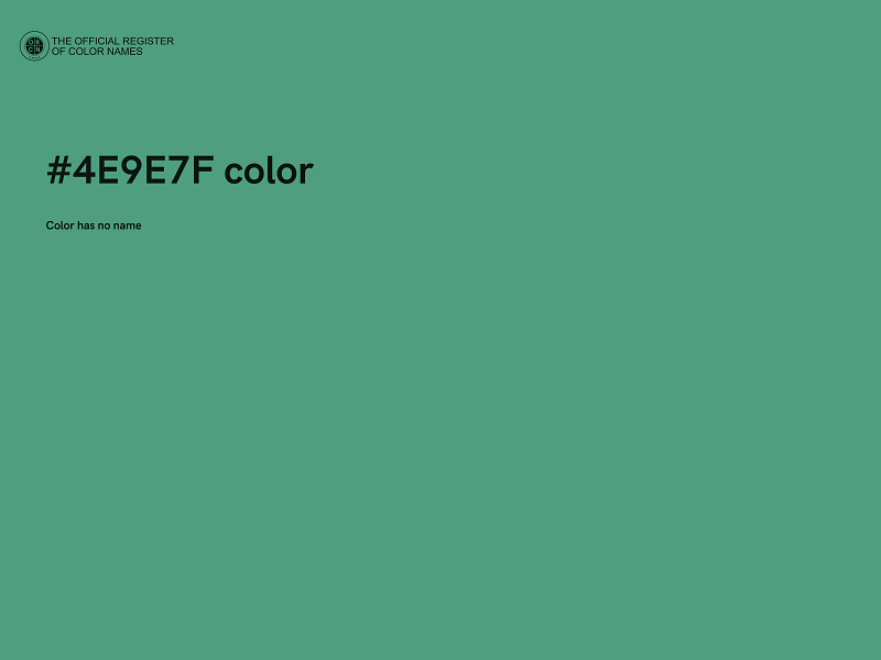 #4E9E7F color image