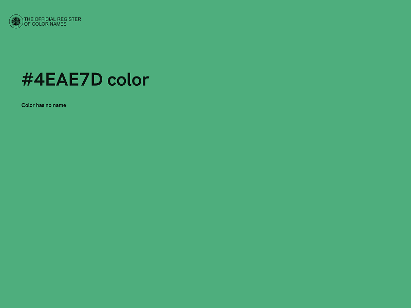 #4EAE7D color image