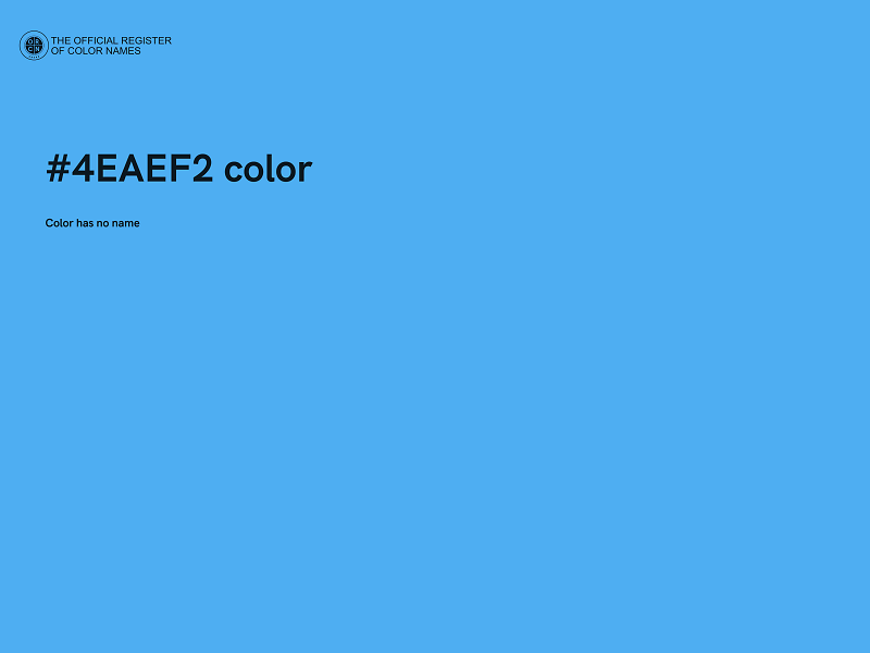 #4EAEF2 color image