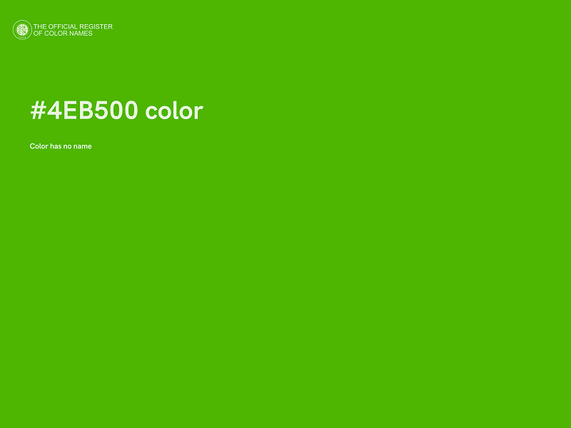 #4EB500 color image